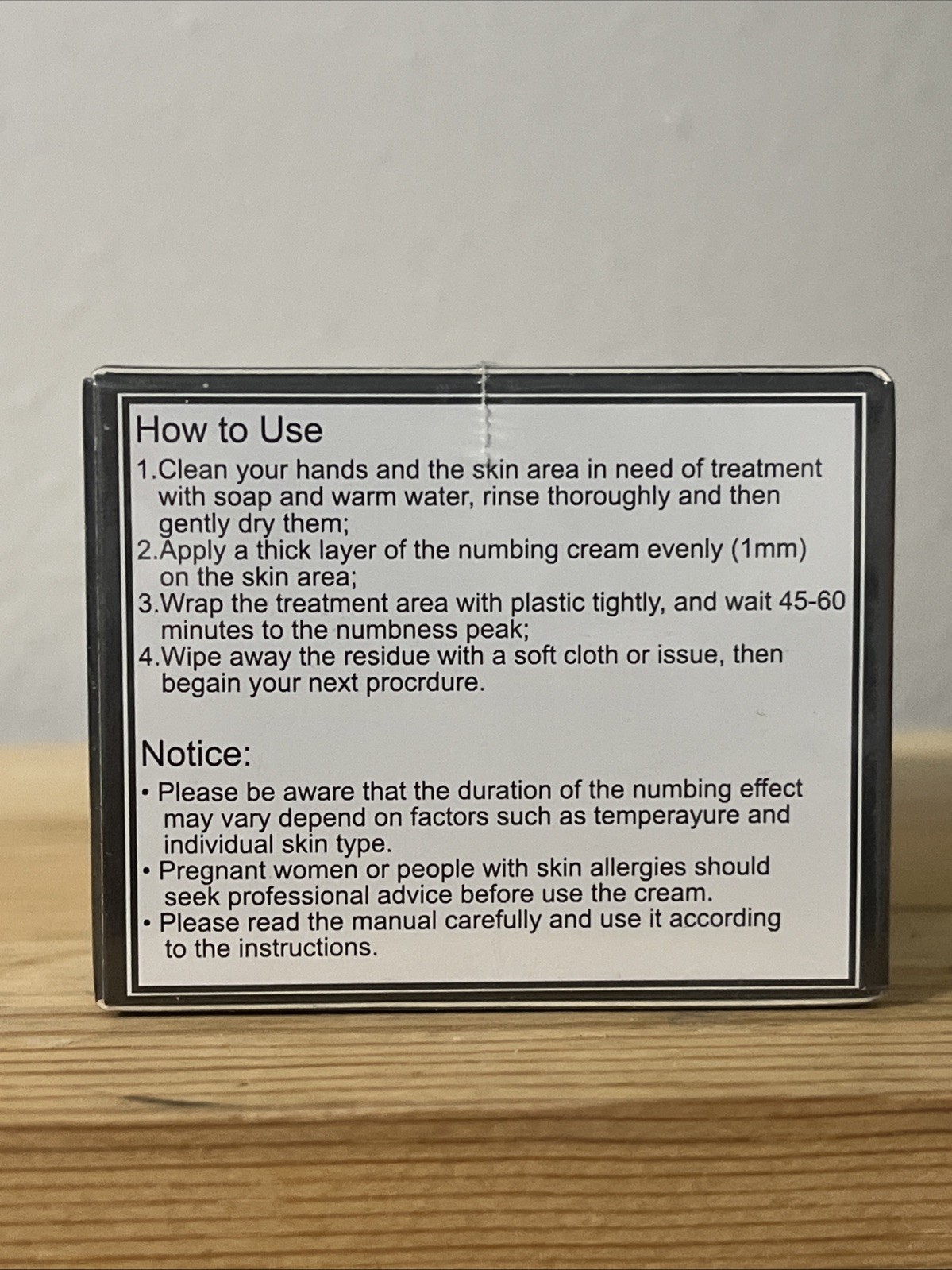 Tattoo Numbing Balm 6 Hour Maximum Strength - Skin Relief 1.75oz Retails For $23