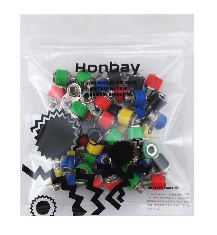 50pcs 4mm Banana Jack Socket Plug Connector