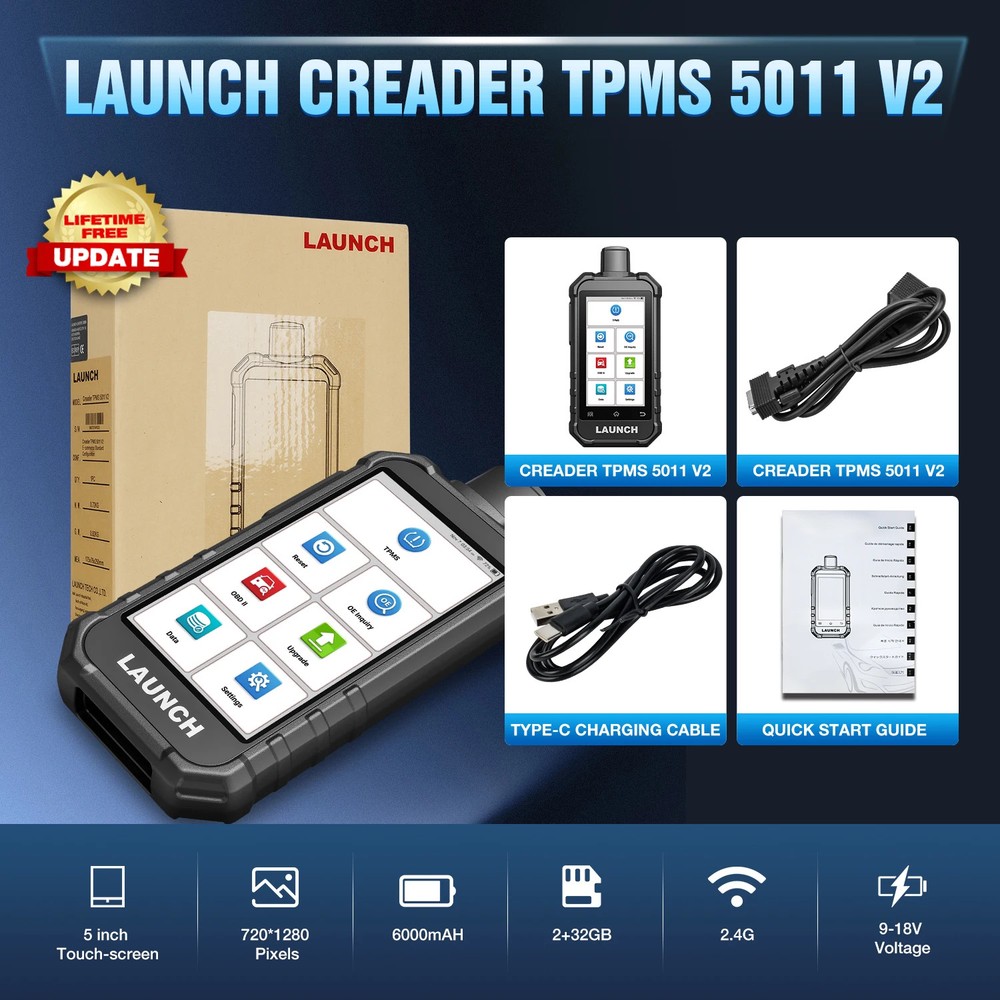 Tire Pressure Diagnsotic Tool 315/433MHz Sensor Activation Programing Scanner