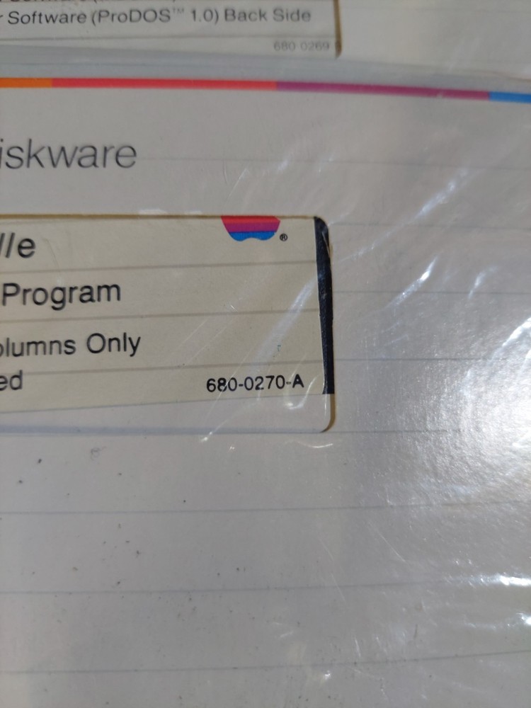 RARE Apple IIe Diskware LOT: Chart Maker & Apple Plotter - SEALED NOS 1980s