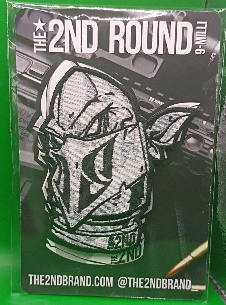 The 2nd Brand 2nd Round Patch Sold Out Tactical Hook Loop Pre-owned