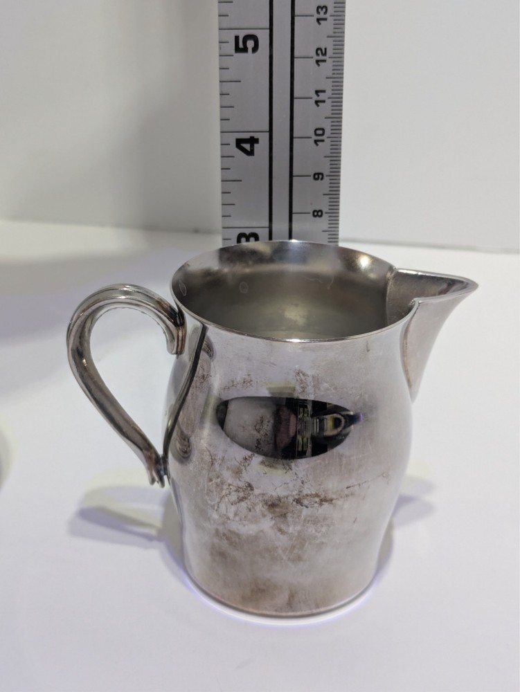 Oneida Community Ltd. Paul Revere Reproduction Silver Plate Creamer & Sugar Bowl