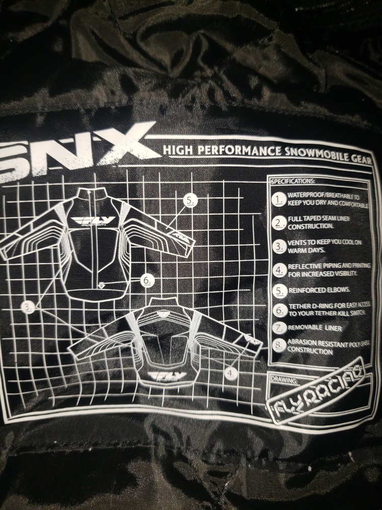 fly racing snowmobile jacket