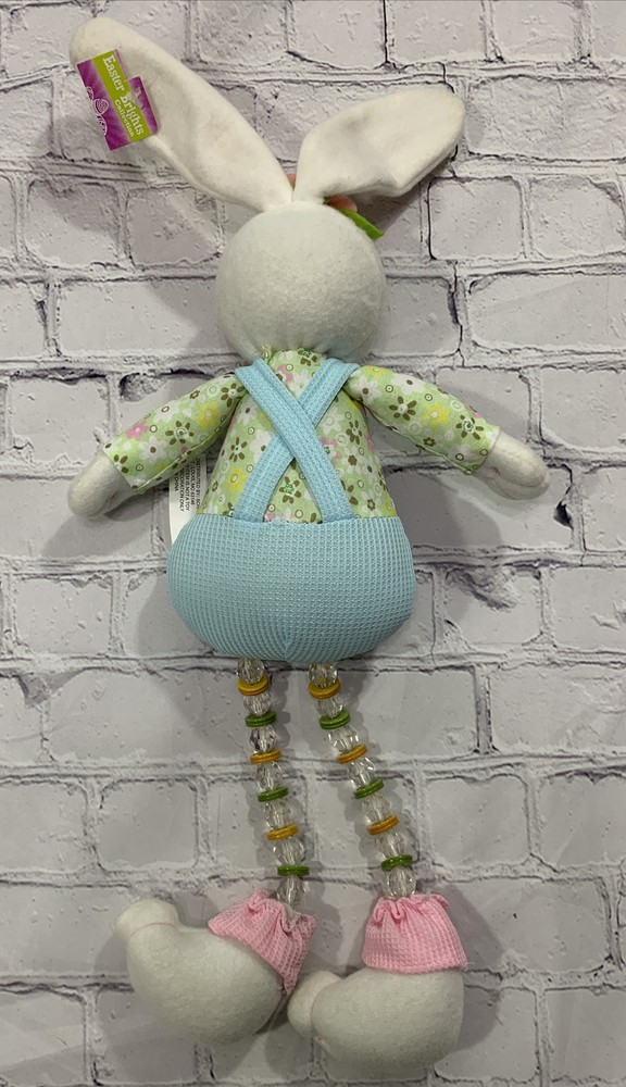 21” Bunny Floppy Easter Toy Posable EASTER BRIGHTS Collection Cloth Fabric New