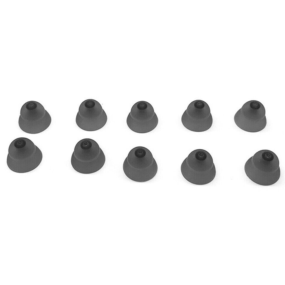 20Pcs Closed Fit Hearing Aid Domes Earplug Silicone Double Layer Eartips Replace