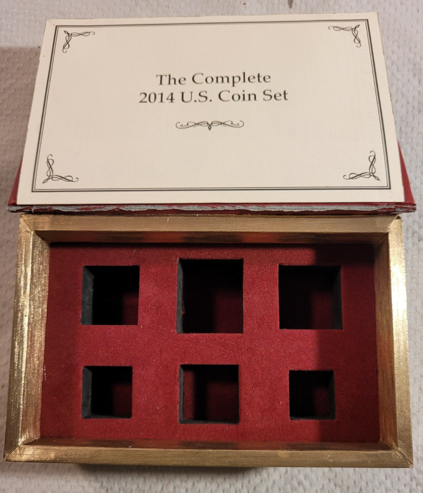 EMPTY PRESENTATION BOX for 2014 2015 & 2016 Mint Coin Sets