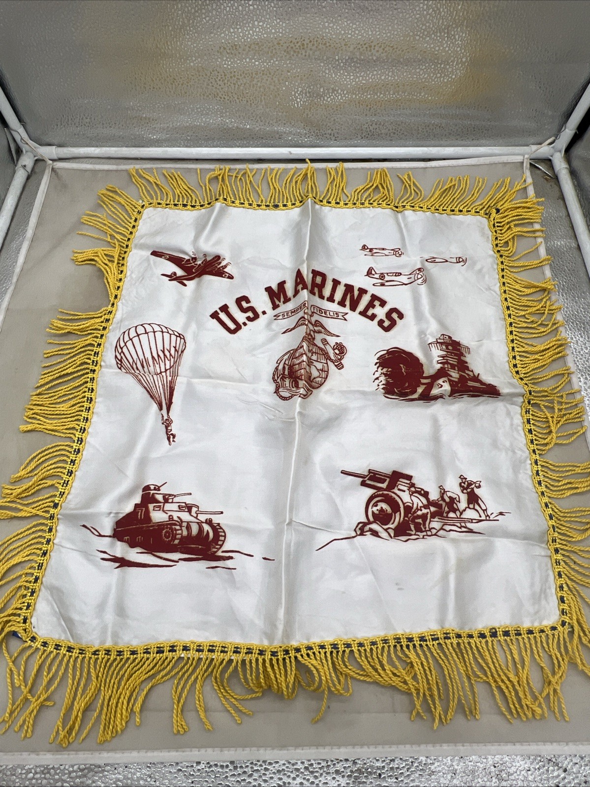 WW2 US Marine Corps Pillow Case / Sham (EE686