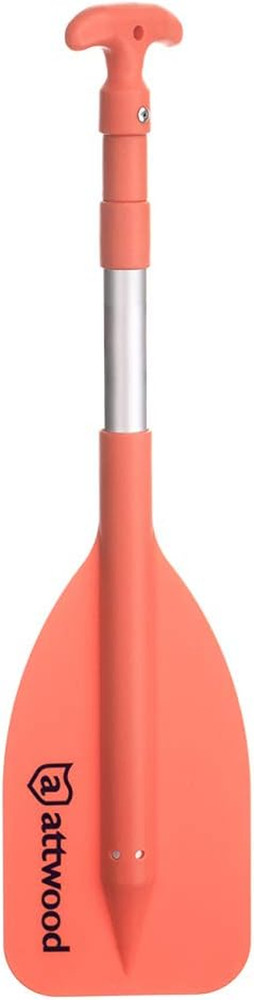 Emergency Telescoping Paddle for Boating, Orange
