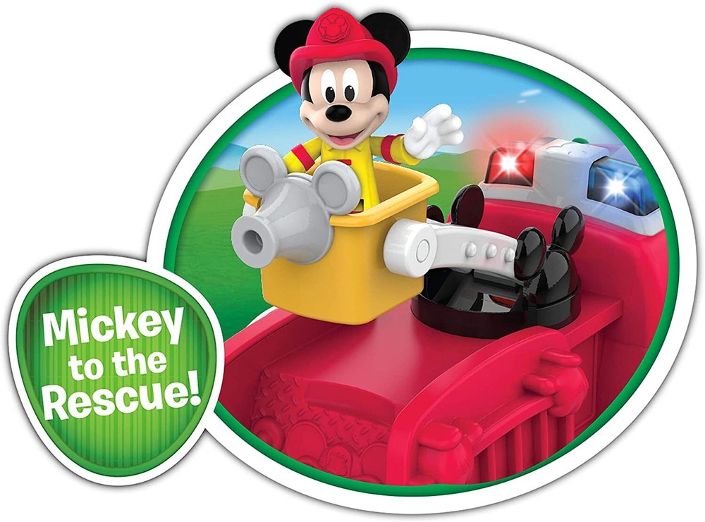 New Disney Junior Mickey Mouse Fire Engine Truck Lights Sounds