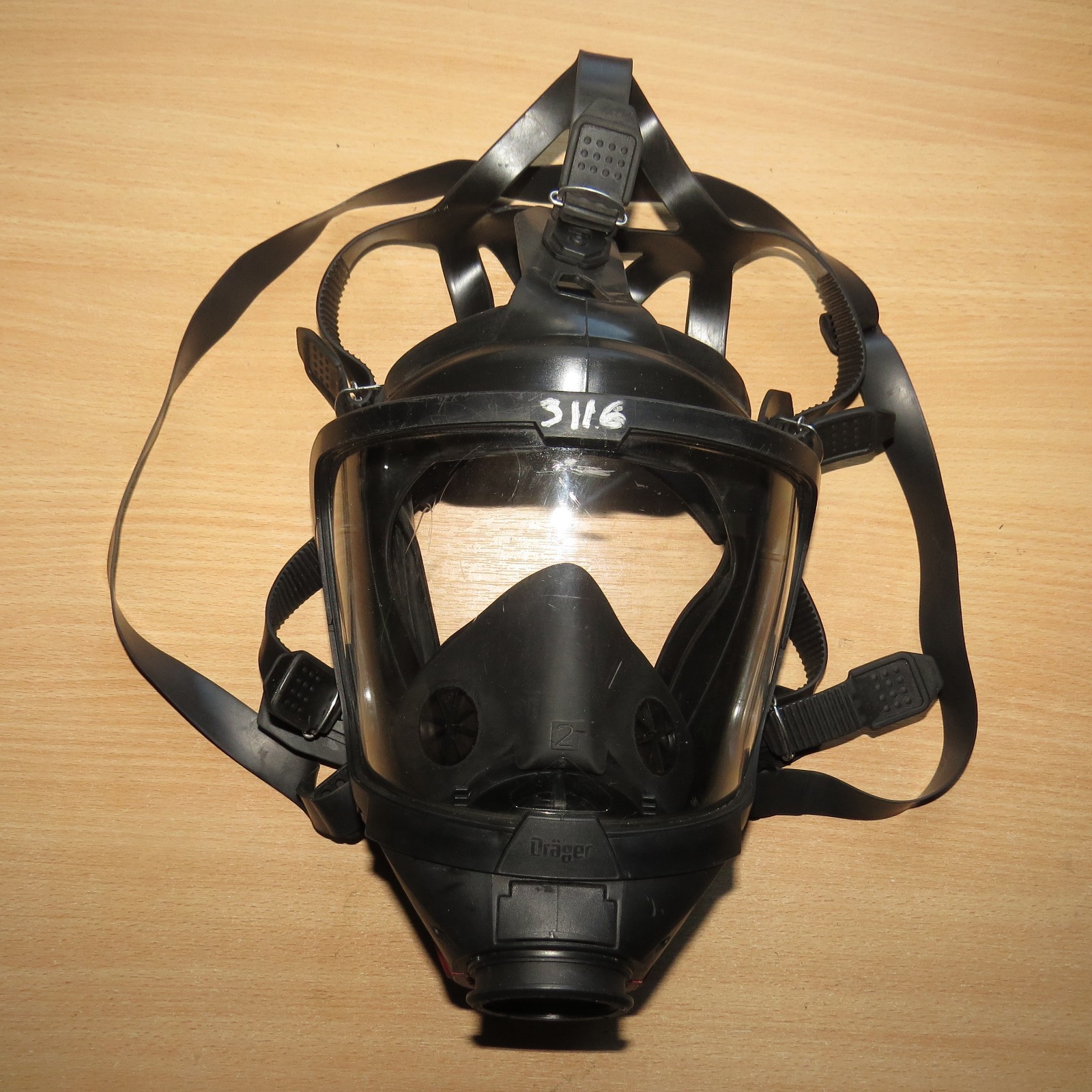 Drager FPS 7000 SCBA Full Mask For Drager Breathing Apparatus Set, Size: M, PSS