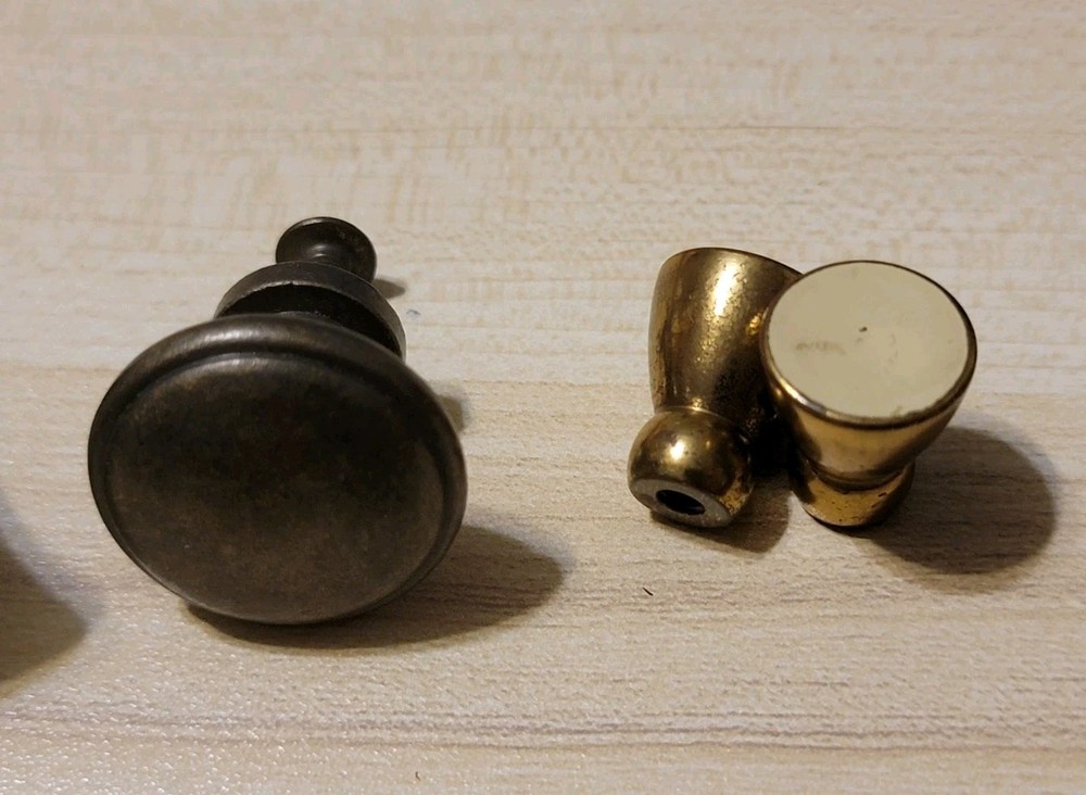 Lot 17 Metal Ceramic Cabinet Drawer Knob Pulls Hardware Mixed Sets Read