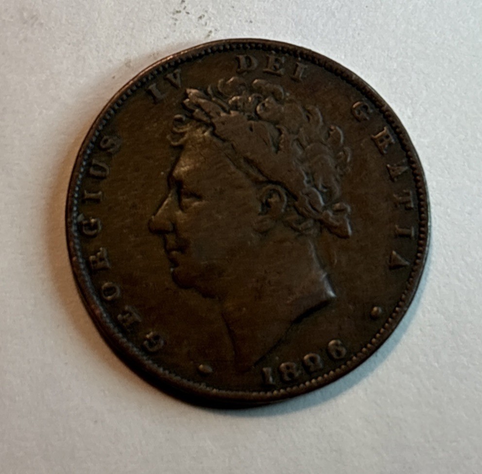 1826 KG 4 Farthing