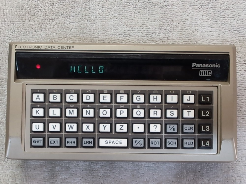 TESTED Panasonic HHC RL-T500 Electronic Data Center Pocket Translator Computer