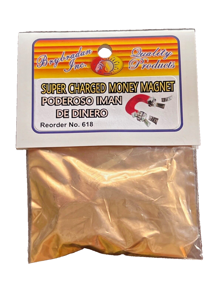 SUPER CHARGED MONEY MAGNET PODEROSO IMAN DE DINERO (618)