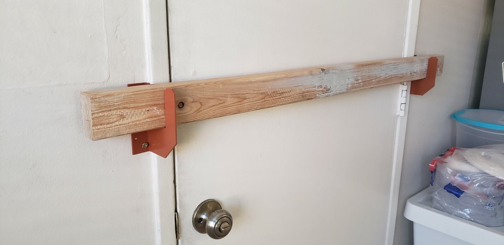 Door Security Brackets Fit 2x3 Board (2 pcs)