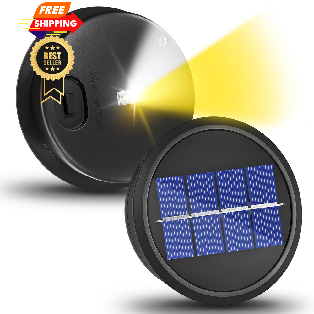 2 Pack Replacement Solar Light Parts for Lantern 3.35inch-2Pack, Warm White