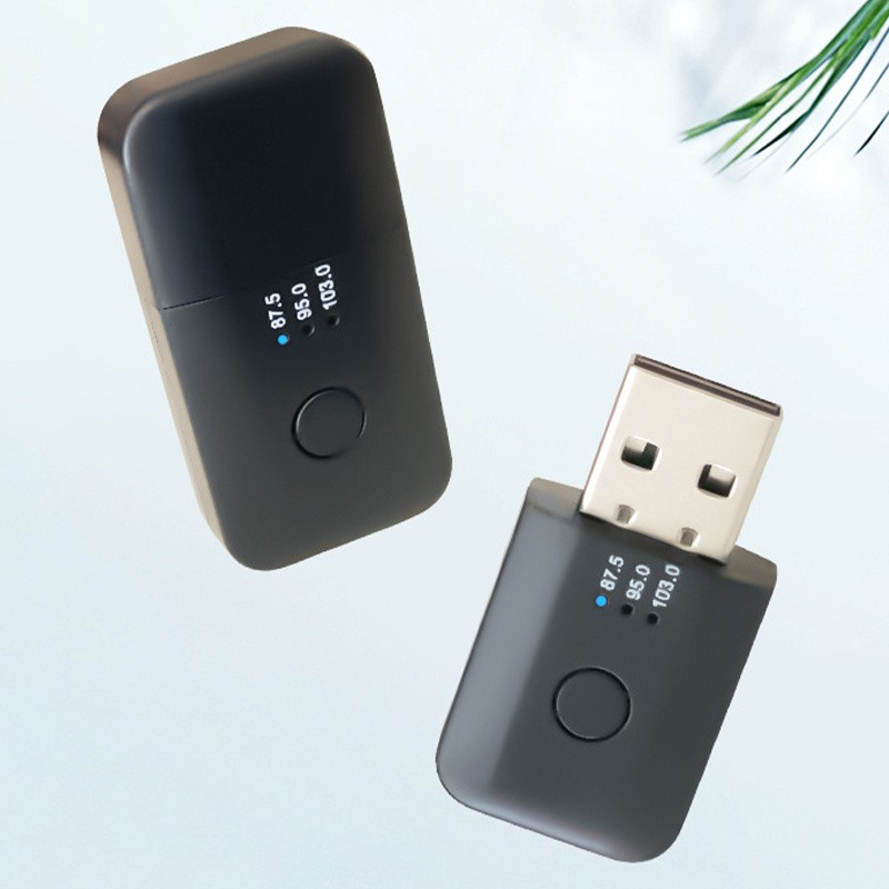 Wireless Car USB Blue-tooth 5.1 FM Transmitter Aux Stereo Audio Receiver Adapter