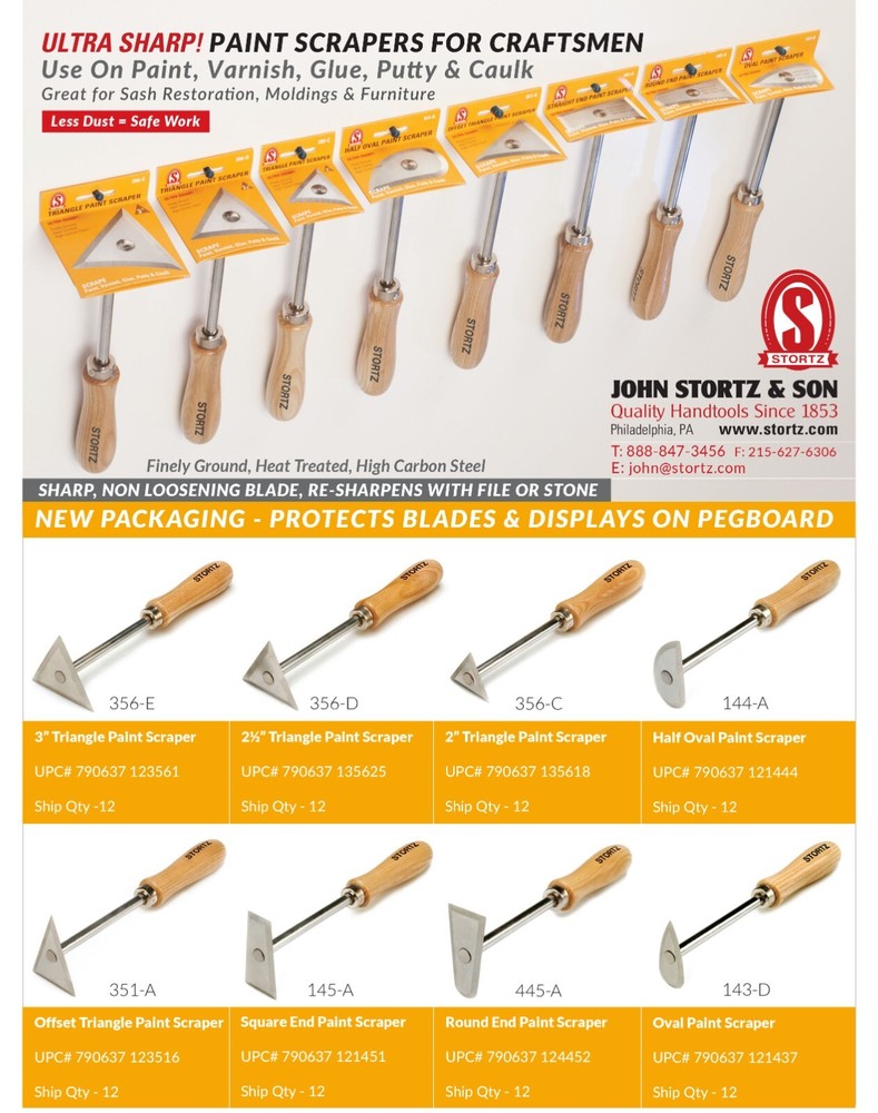 Stortz Paint Scraper 8-Pack