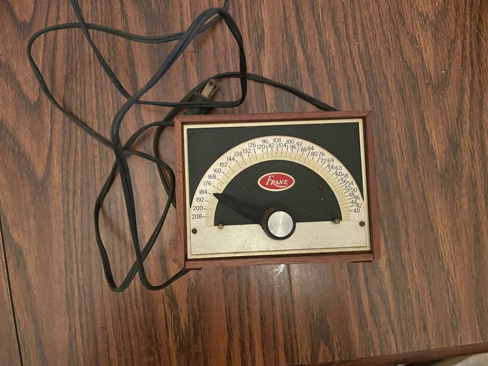 FRANZ METRONOME SOLID WALNUT LM-FB-5 TOP LIGHT WORKS