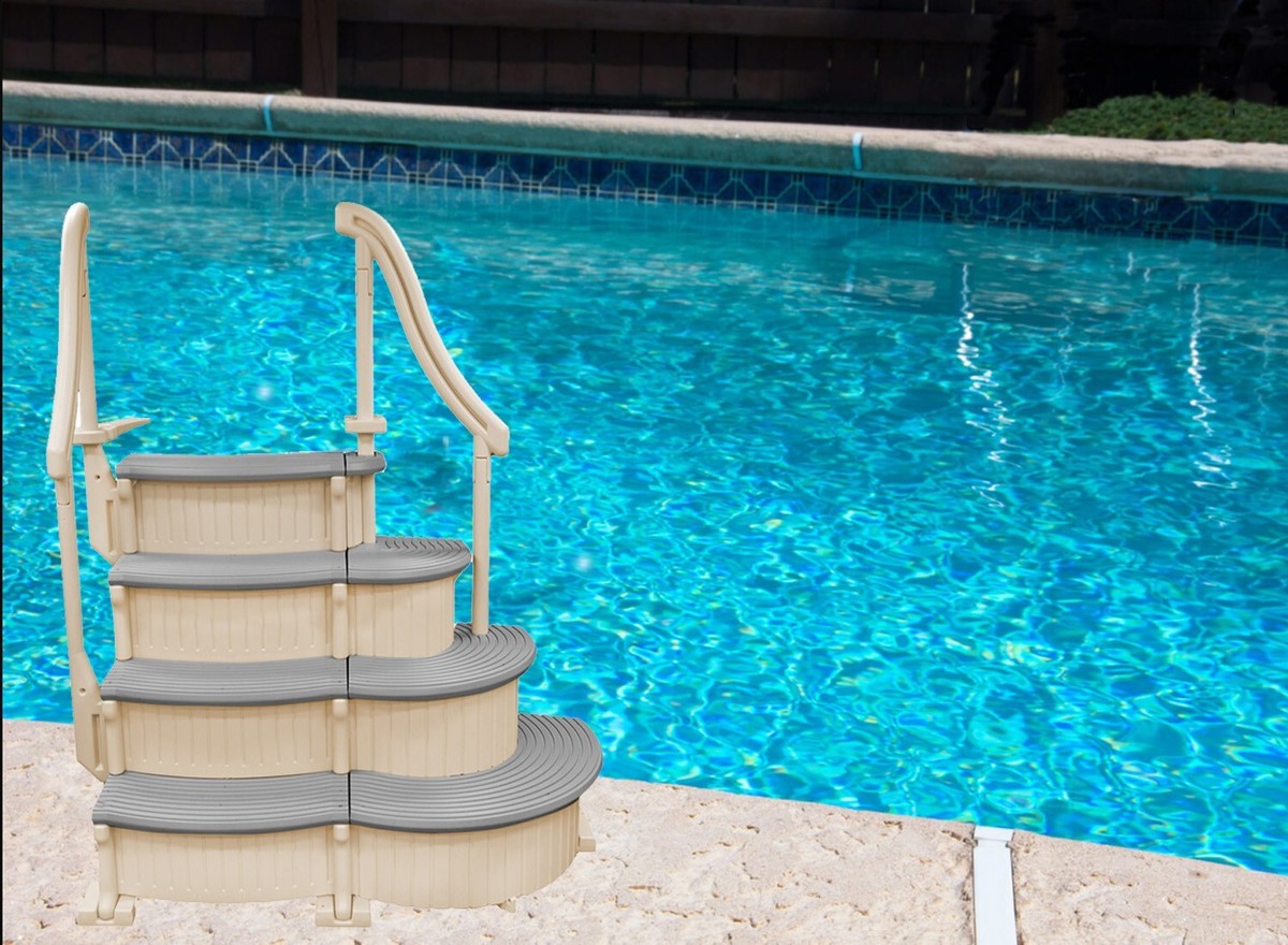 Confer Plastics CCX-AG Above Ground Swimming Pool Step System - Choose Color