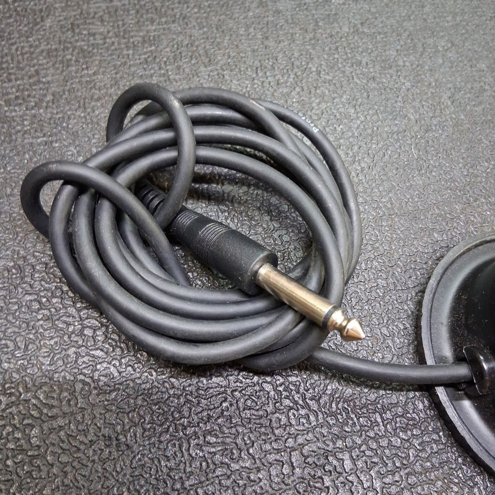 Guitar Amp Single Push Button Round Black Metal Footswitch Control