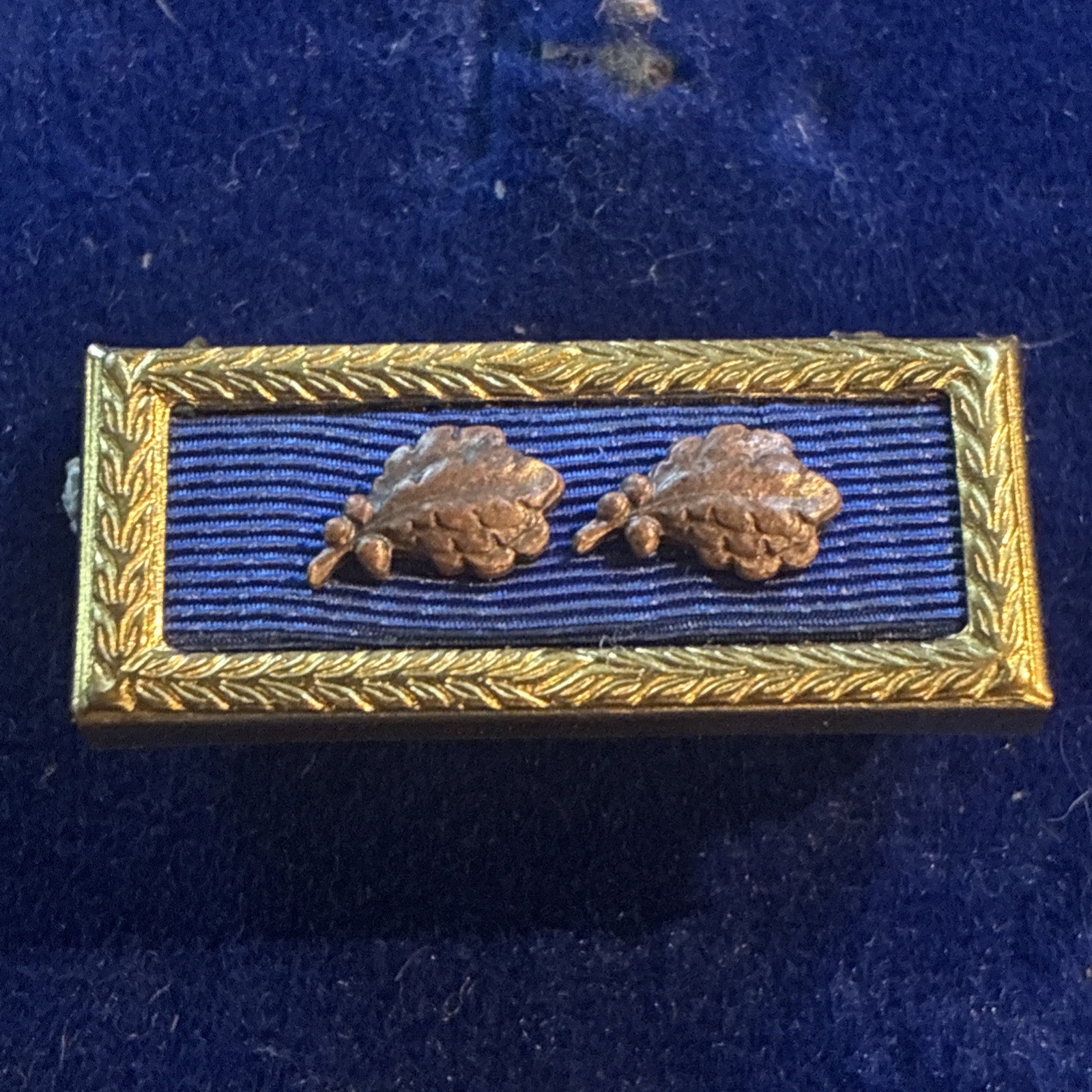 Army Presidential Unit Citation Ribbon Bar with Oak Leaf Cluster Devices-Vint*