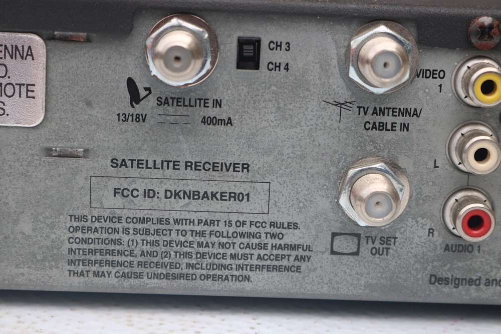 ECHOSTAR Dish Satellite TV Receiver Model 3000