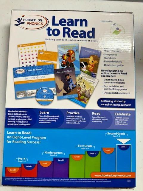 Hooked On Phonics - Learn To Read - 2nd Grade - Level 2 - Ages 7 - 8 Home School