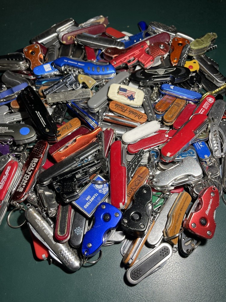 TSA Confiscated Pocket Knives/ Multitools Lot (see description)
