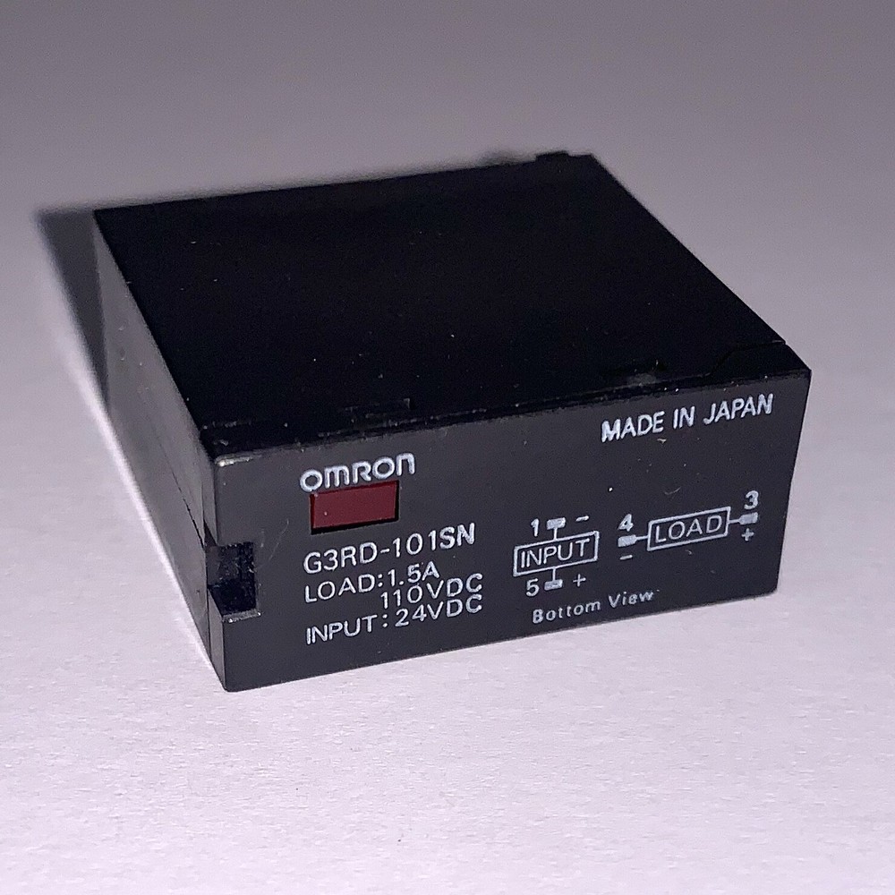 Brand New!!! Omron 24 VDC Solid State Relay (#G3RD-101SN)