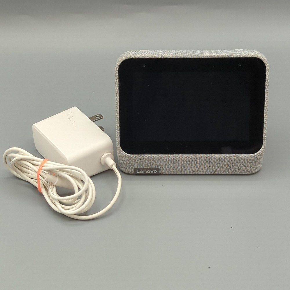 Lenovo Google Assistant Smart Clock 2 Touch Screen CD-24502F Heather Grey