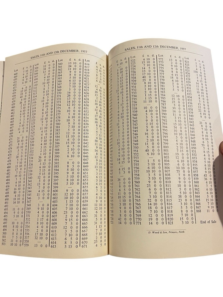 1957 Robson Lowe British Empire Stamp Auction Catalogue + Prices Realised