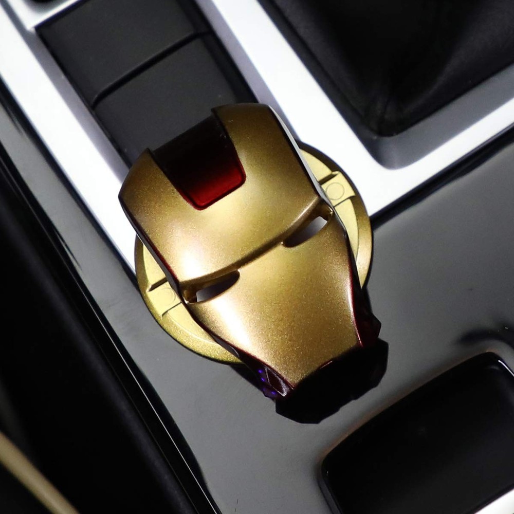 Car Engine Start Button Cover ABS Car Ignition Switch Decorative Cover, auto Int