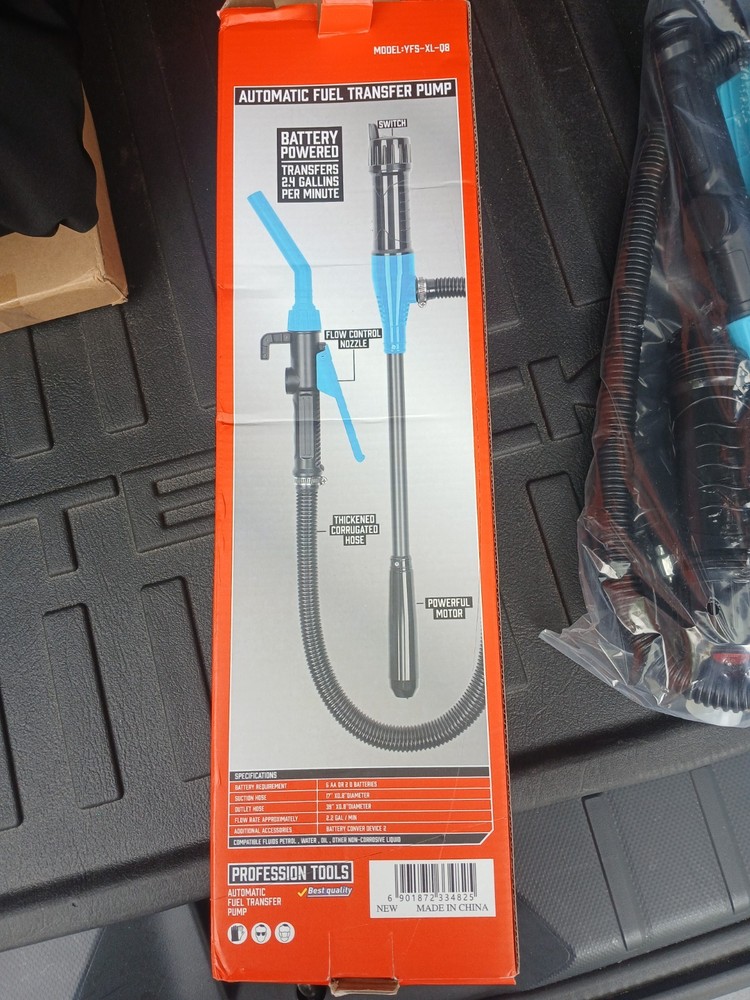 Professional Tools Automatic Fuel Transfer Pump/ New Open Box