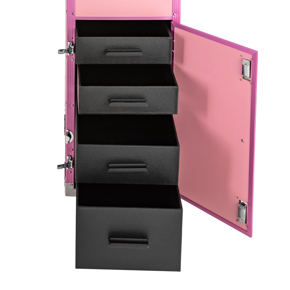 Foldable Nail Desk, Professional Makeup Storage Manicure Dressing Table