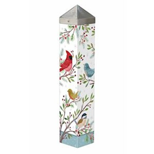 Studio M 20" Art Pole Winter Bird Branches