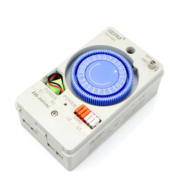 TB118N Mechanical Timer Time Control Switch Time Controller 24 Hours 220~240VAC