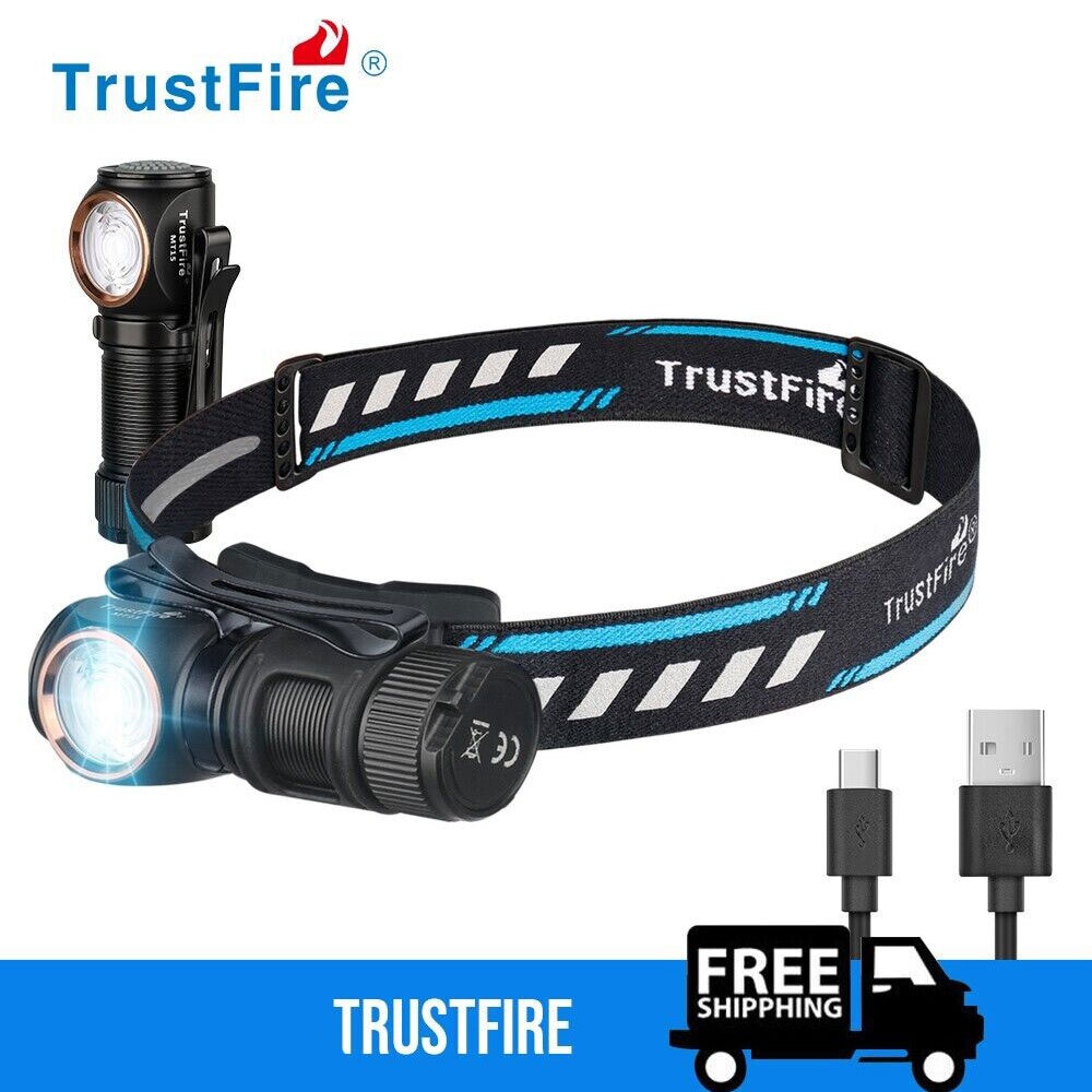 Trustfire 1000Lumen Rechargeable Headlamp LED Headlight EDC Working Flashlight