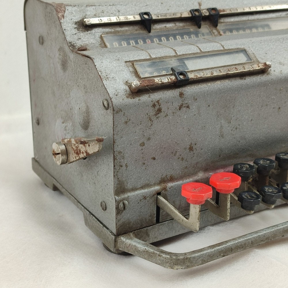 Vintage Retro Russian Soviet Arithmometer Adding Machine Calculator VK-1 1972's