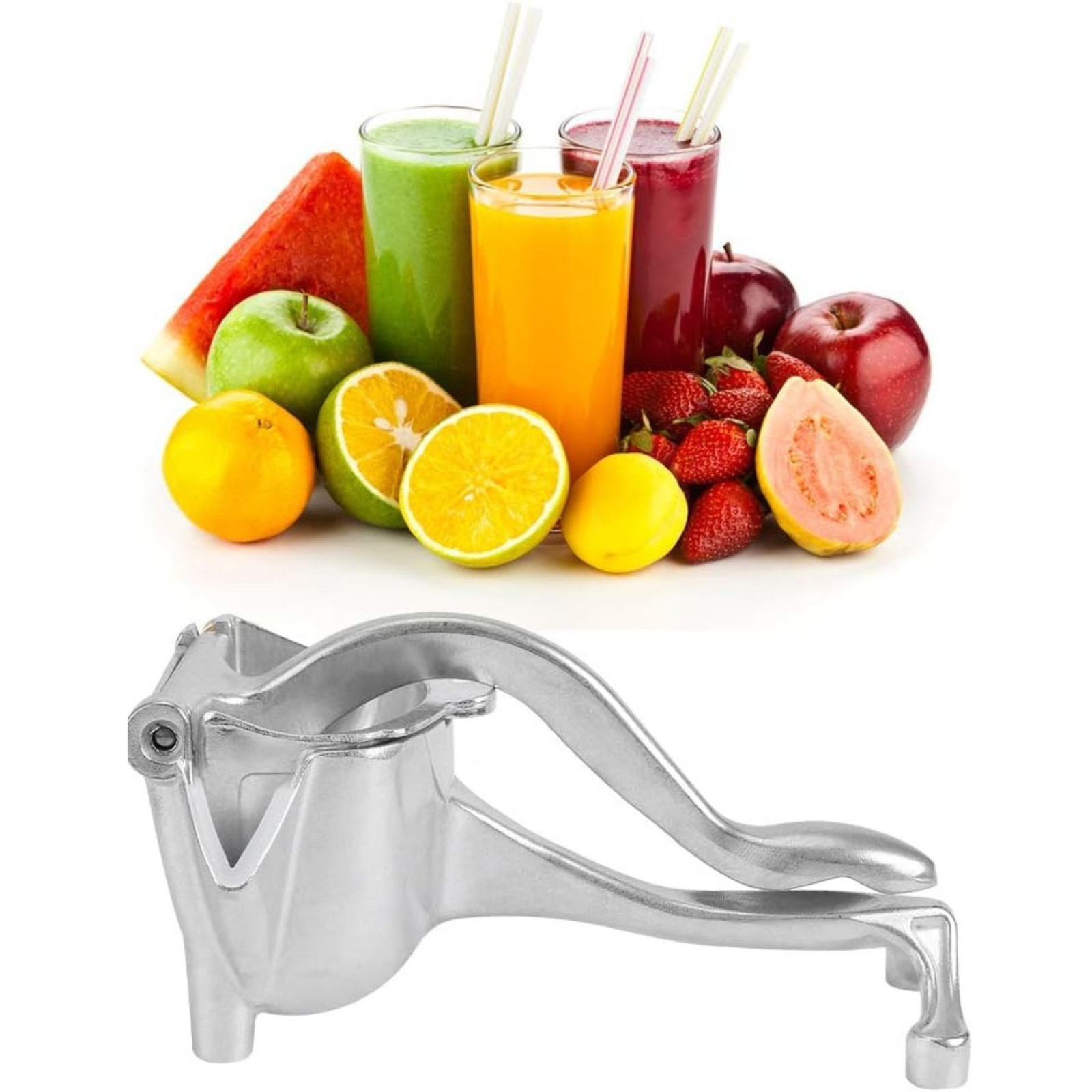 Heavy Duty Metal Manual Juicer Fruit Juice Squeezer for Pressing Lemons Oranges