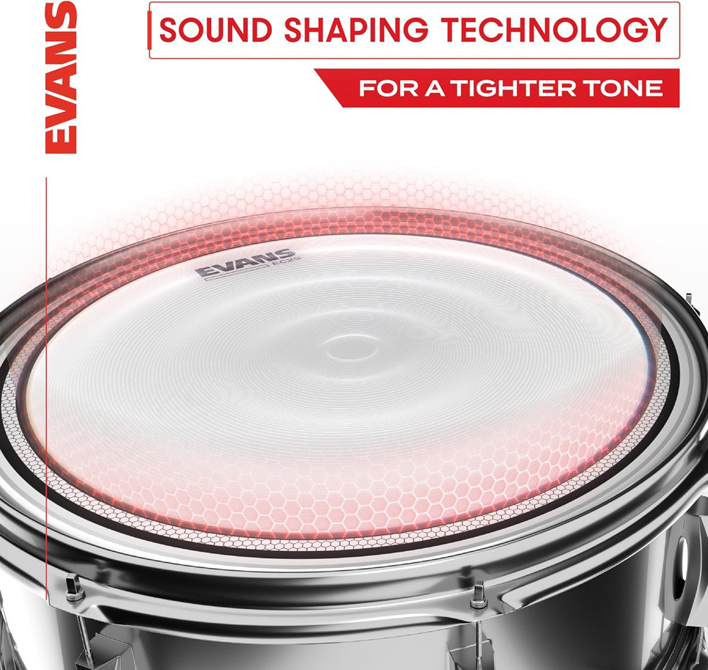 Drum Heads - EC2S Clear Tom Drumhead, 18 Inch