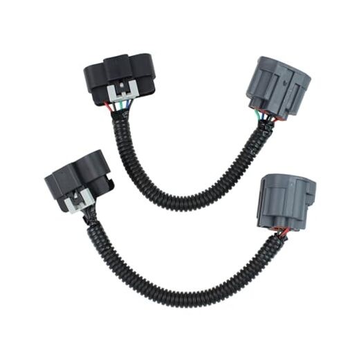 HID to Halogen Headlight Conversion Wiring Harness Connector Adapter Set Front