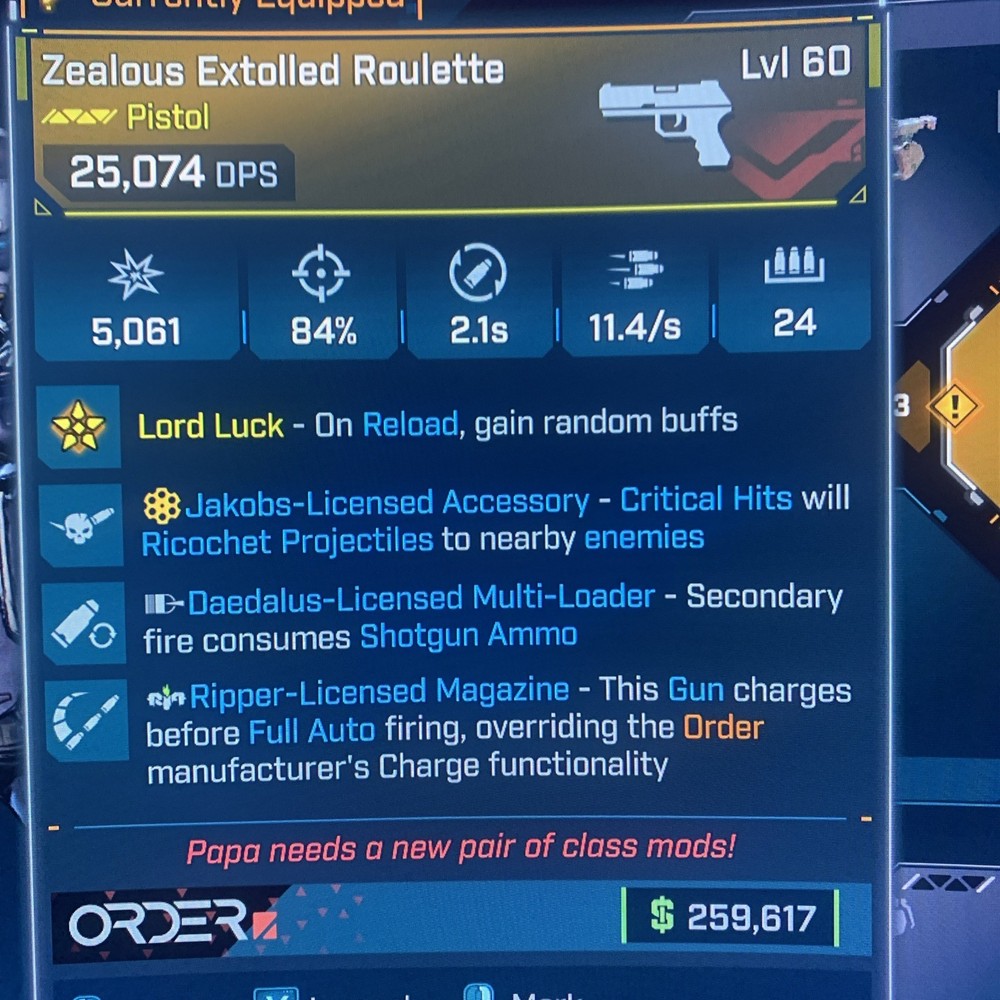 Borderlands 4⭐️LVL 60 GOD ROLL MAX DPS ROULETTE ⭐️All PLATFORM