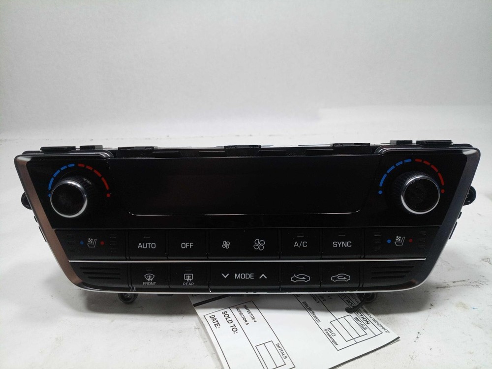 Used A/C Selector Switch fits: 2017 Hyundai Sonata w/navigation automatic temper
