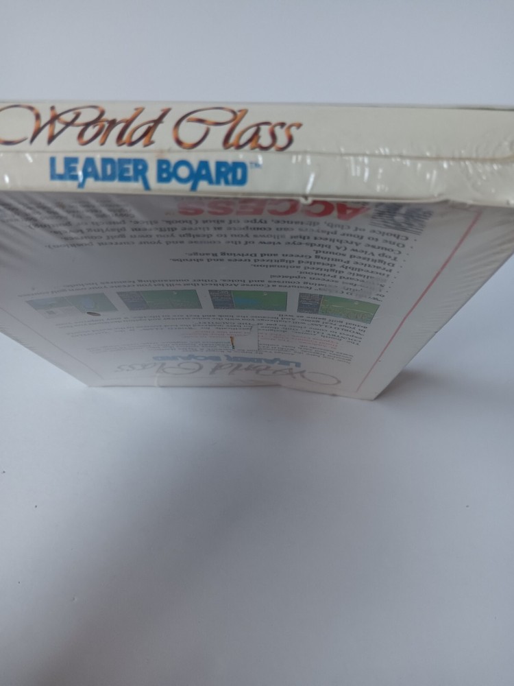 Amiga World Class Leader Board Pro Golf Simulator Computer Game Software, Sealed