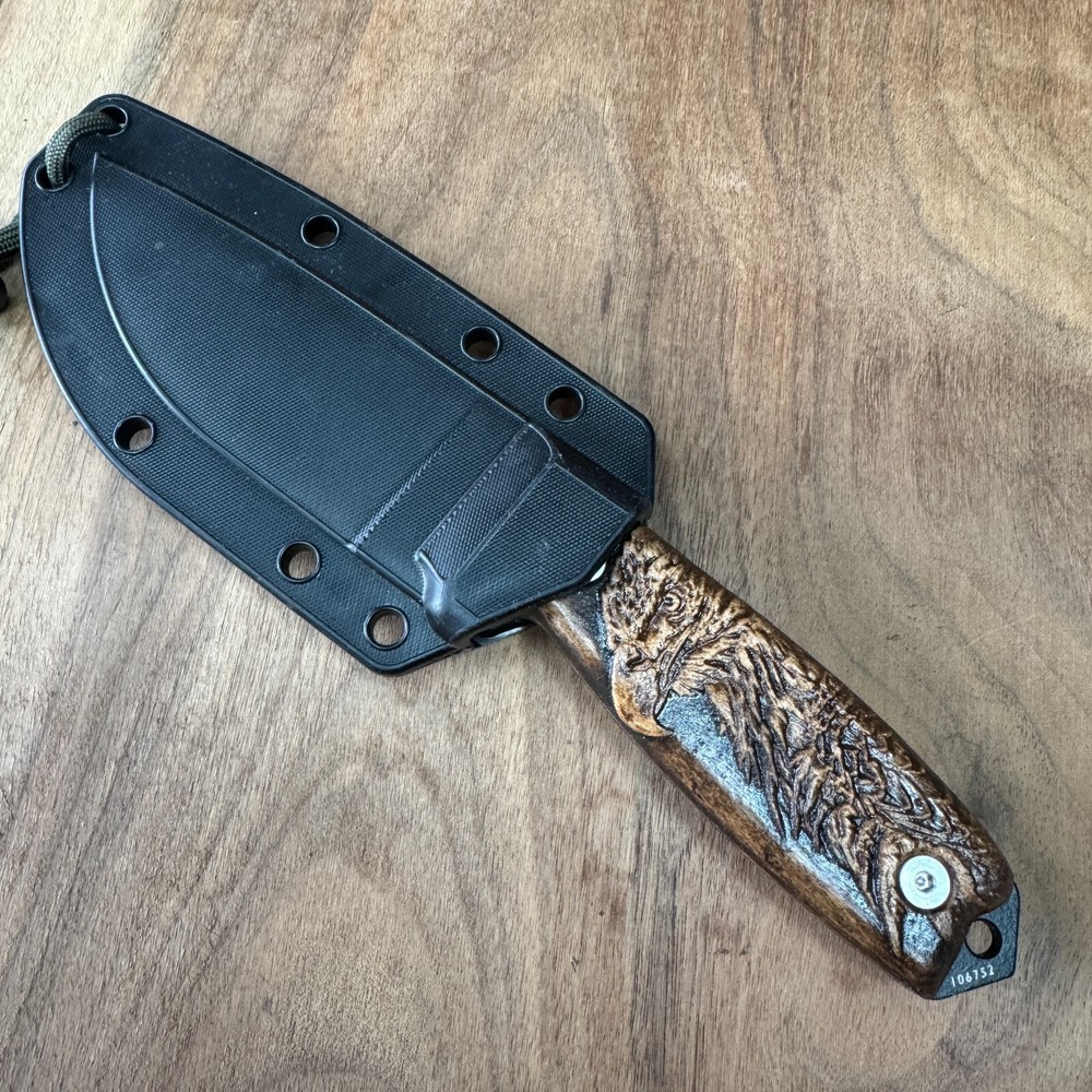 Eagle scales compatible with ESEE-3/4 knife Maple skulls