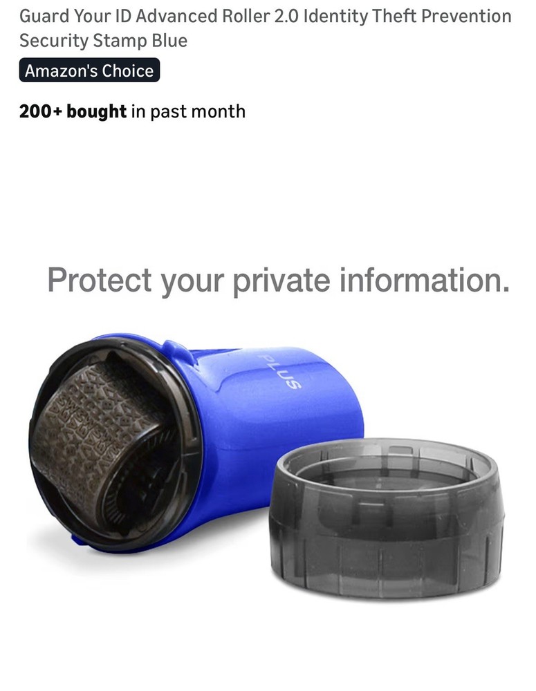 Guard Your ID Roller Advanced X Open Box New