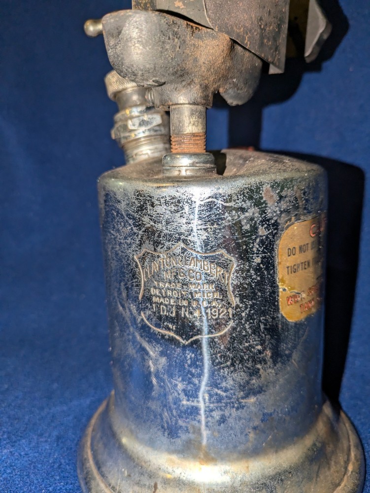 Antique Hand Blow Torch Fire Starter