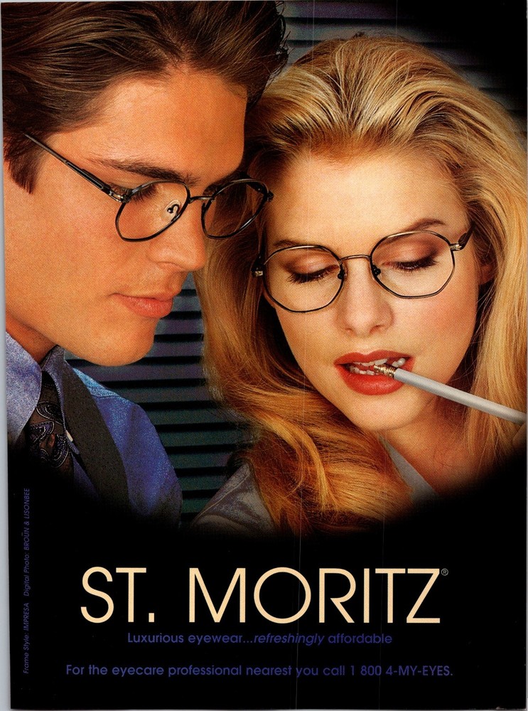 1990s •  St. Moritz  print ad • Original 1995 • ADS.38