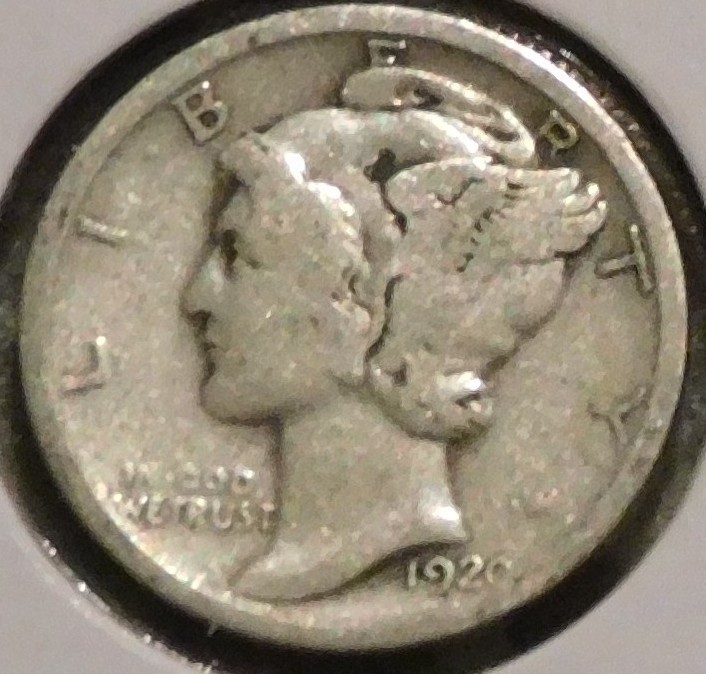 Silver Dime - Mercury - 1920 [404]